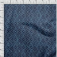 thumbnail image 3 of oneOone Cotton Silk Medium Blue Fabric Batik Sewing Material Print Fabric By The Yard 42 Inch Wide - VE, 3 of 4