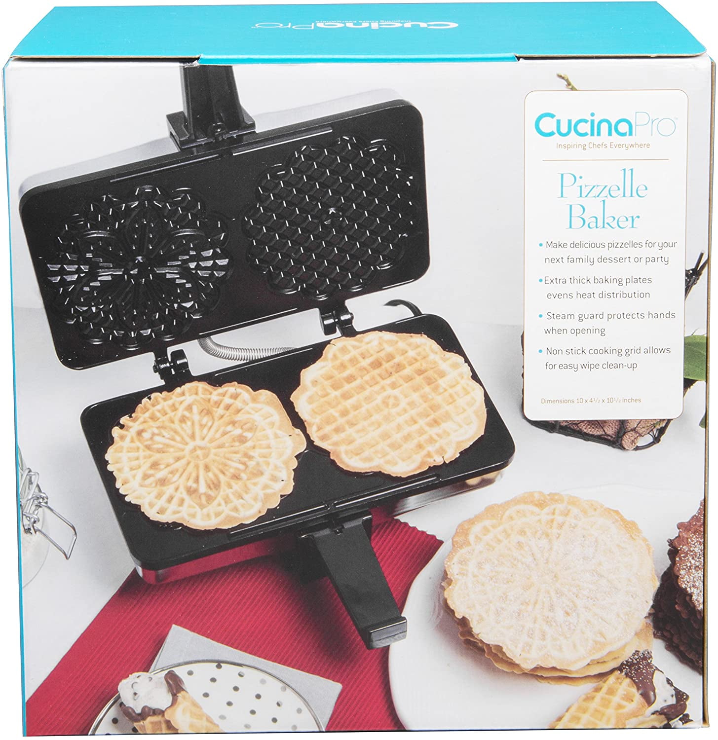cucinapro pizzelle cookie maker