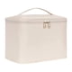 thumbnail image 2 of Bolsa de maquillaje, neceser, organizador ligero con divisores, cierre de cremallera, accesorios de , tela Oxford para viajes de negocios. Beige, 2 of 10