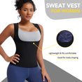 thumbnail image 4 of COMFREE Sauna Suit for Women Waist Trainer Vest for Women Sweat Tank Top Shaper for Women, 4 of 6
