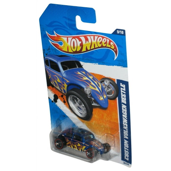 Hot Wheels Heat Fleet '11 9/10 Blue Custom Volkswagen Beetle Car 99/244