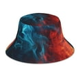 thumbnail image 1 of Balery Red And Blue Fire Sombreros para el sol para hombre y mujer, sombrero de pescador con UPF 50+, 1 of 6