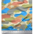 thumbnail image 1 of Soimoi Poly Georgette Fabric Two Tone With Grey Camouflage Print Sewing Fabric Yard 52 Inch Wide, 1 of 3
