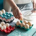thumbnail image 6 of Gseagtia 6 Cups Egg Tray Serveware, Eggs Dispenser, Egg Holder Set Kitchen Restaurant Fridge Storage Decorative Accessory, 6 of 7