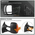 thumbnail image 4 of Spec-D Tuning Power Heated Towing Mirrors w/ LED Signal Compatible with1999-2007 Ford F250 F350 F450 F550 Super Duty Left + Right Pair, 4 of 7