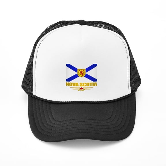 CafePress - Nova Scotia Flag - Adjustable Unisex Printed Trucker Hat with Mesh Back