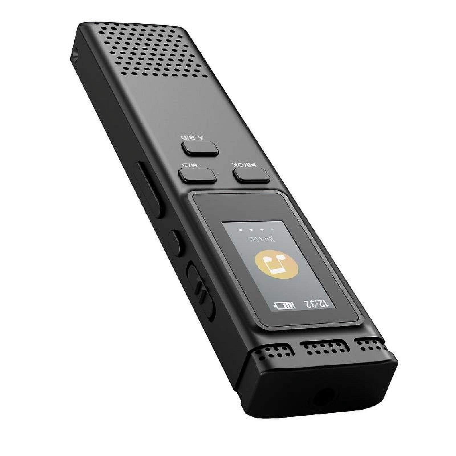 Professional 8/32/64GB Digital Voice Recorders for Clear Lecture and Meeting Recordings with Password Security