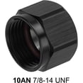 thumbnail image 3 of 10AN Female Flare Cap Block Off Fitting Adapter Plug Aluminim Black, 3 of 5