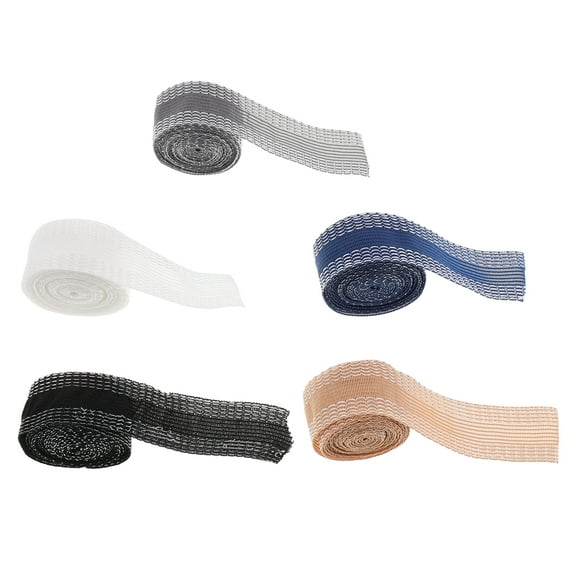 FONDOTIN Pants Hemming Tape For Trousers Polyester White 5 Rolls No Sew Hem Repair Quick Hemming