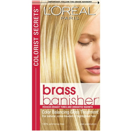 L'Oreal Paris Colorist Secrets, Brass Banisher (Best Toner For Brassy Brown Hair)