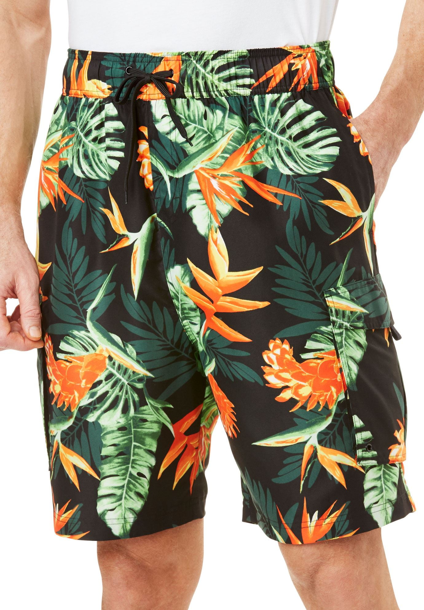 woman within swim shorts