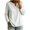 White, variant on Levmjia Women's Solid Color V Neck Sweater Long Sleeve Button Detail Loose Fit Casual Knit Pullover Top for Fall Winter