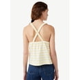 thumbnail image 4 of Free Assembly Women's Shirred Flounce Tank Top, 4 of 5