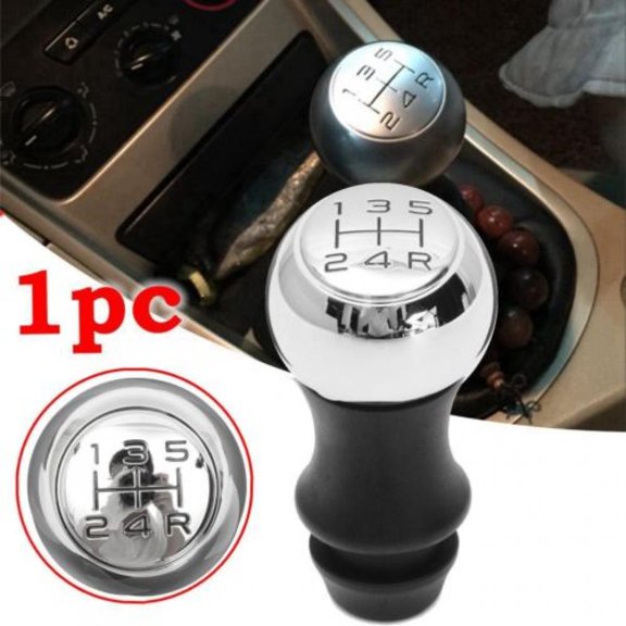 Mulanimo 5 Speed Chrome Mt Gear Shift Knob for Peugeot 106 206 207 306 307 407 408 508