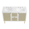 thumbnail image 6 of Modway Chaucer 48" Double Sink Bathroom Vanity in White White, 6 of 17
