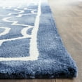 thumbnail image 3 of Safavieh Dip Dye Leighton Geometric Wool Area Rug, Navy/Ivory, 9' x 12', 3 of 11
