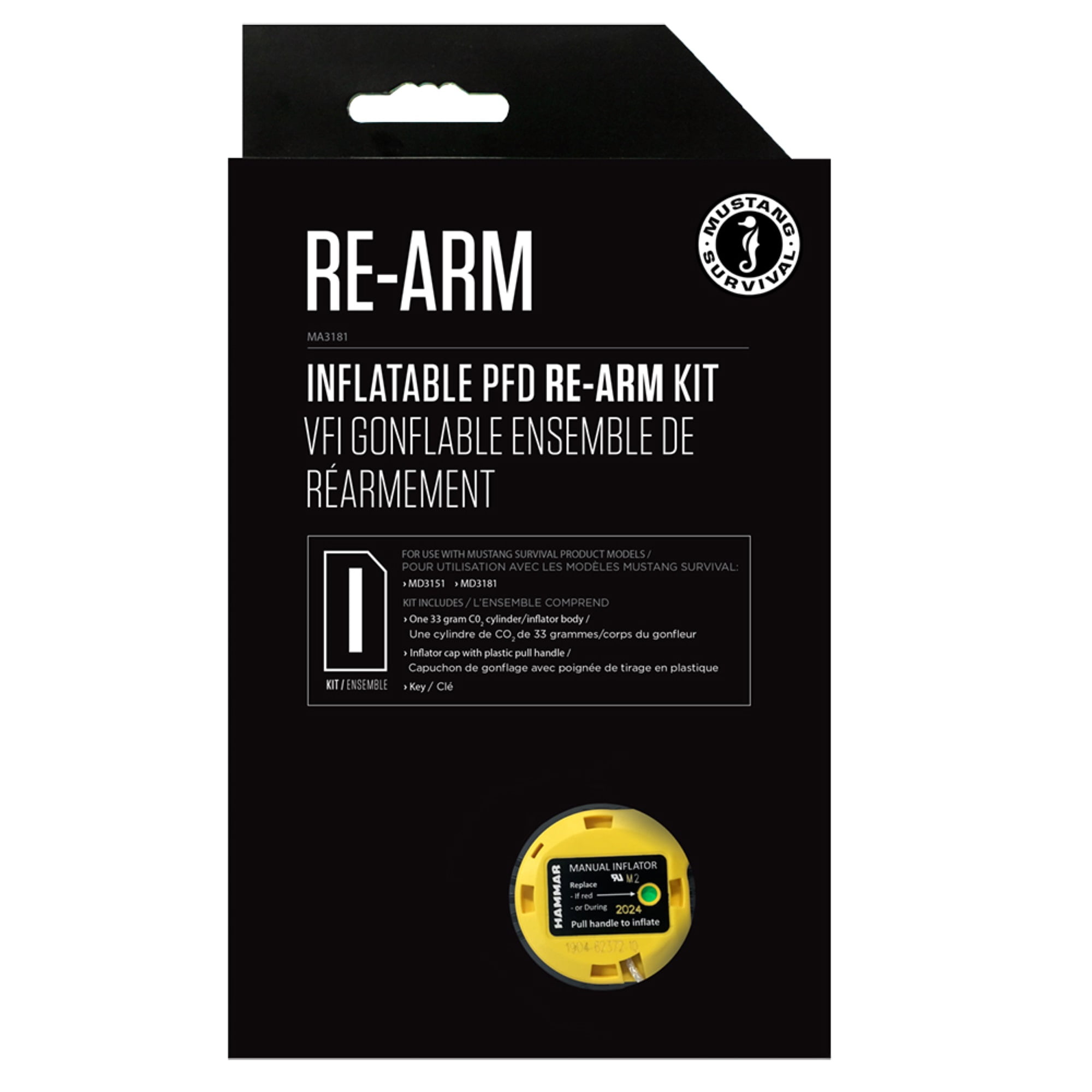 Mustang Survival Inflatable Life Jacket Re-Arm Kit I