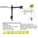 thumbnail image 3 of Soporte de escritorio para 1 Monitor Taika TK-DM10271 VESA 100x100mm 10'-27', 3 of 3