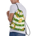 thumbnail image 4 of Yiaed Watercolor St Patrick Day Print Drawstring Bags Drawstring Backpack Bulk String Back Pack Gym Sport Bag-, 4 of 5
