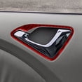 thumbnail image 4 of Real Bright Soft Car Interior Carbon Fiber Sticker DecorationRed Carbon Fiber Interior Front Door Handle Cover For Honda Odyssey 05-10Auto Car Protection Interior Accessories, 4 of 8