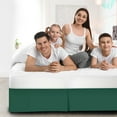 thumbnail image 5 of Luxury Bed Skirt  Solid Microfiber Pleated 14" Drop Premium Dust Ruffle, 5 of 11