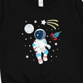 thumbnail image 3 of Inktastic Astronaut the Moon Spaceship and Shooting Star Toddler Sweatshirt, 3 of 4