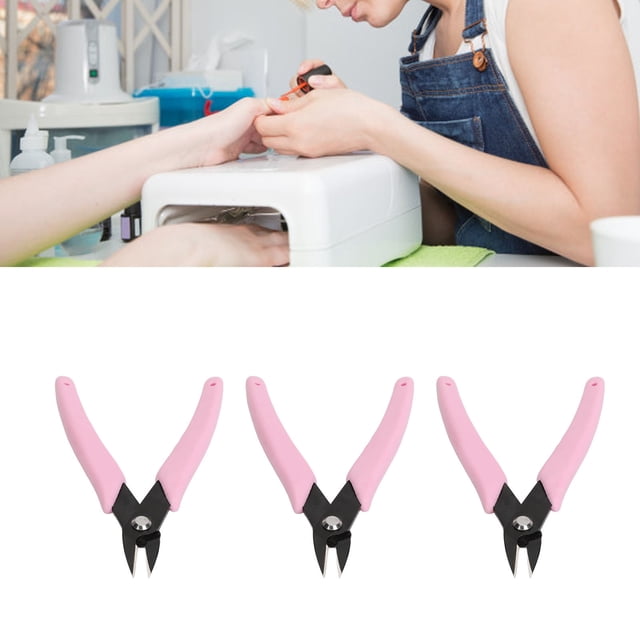 Stainless Steel Cuticle Trimmer for Manicure Pedicure, Professional Cuticle Cutter, Anti Slip Nail Nippers for Clean and Precise Trimming, Rhinestone Remover