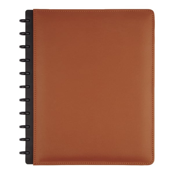 TUL Custom NoteTaking System Discbound Notebook, Leather Cover