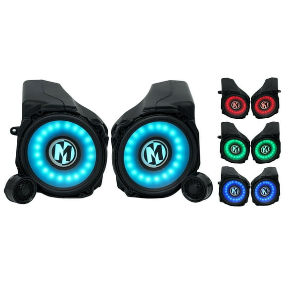 Pair Memphis Audio RZRPRO65FE 75w RMS Speaker Pods For Select 2020  Polaris RZR