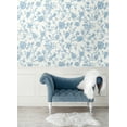 thumbnail image 2 of NextWall Carolina Blue Jasmine Chinoiserie Peel and Stick Wallpaper, 2 of 9