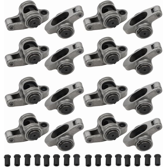 ECCPP DM-SS3501538 Engine Rocker Arm Fits For SBC 305 350 400 Small Block For Chevy Roller Rocker Arm 1.50 Ratio 3/8" 16pcs