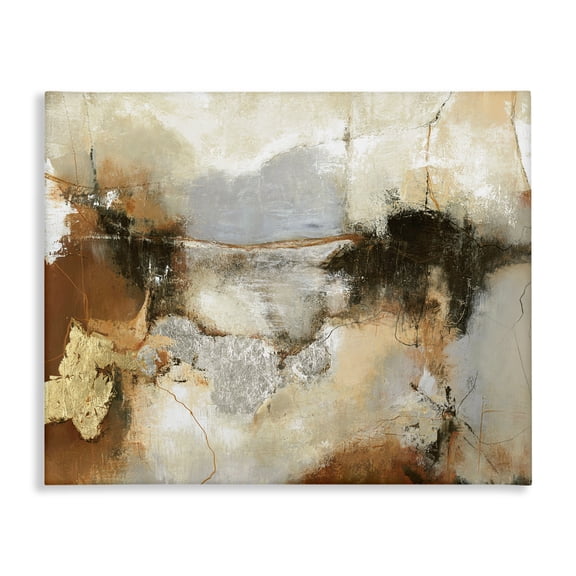 Stupell Industries Transitional Unique Earthy Abstraction Canvas Art, 20 x 16, by Design Fabrikken