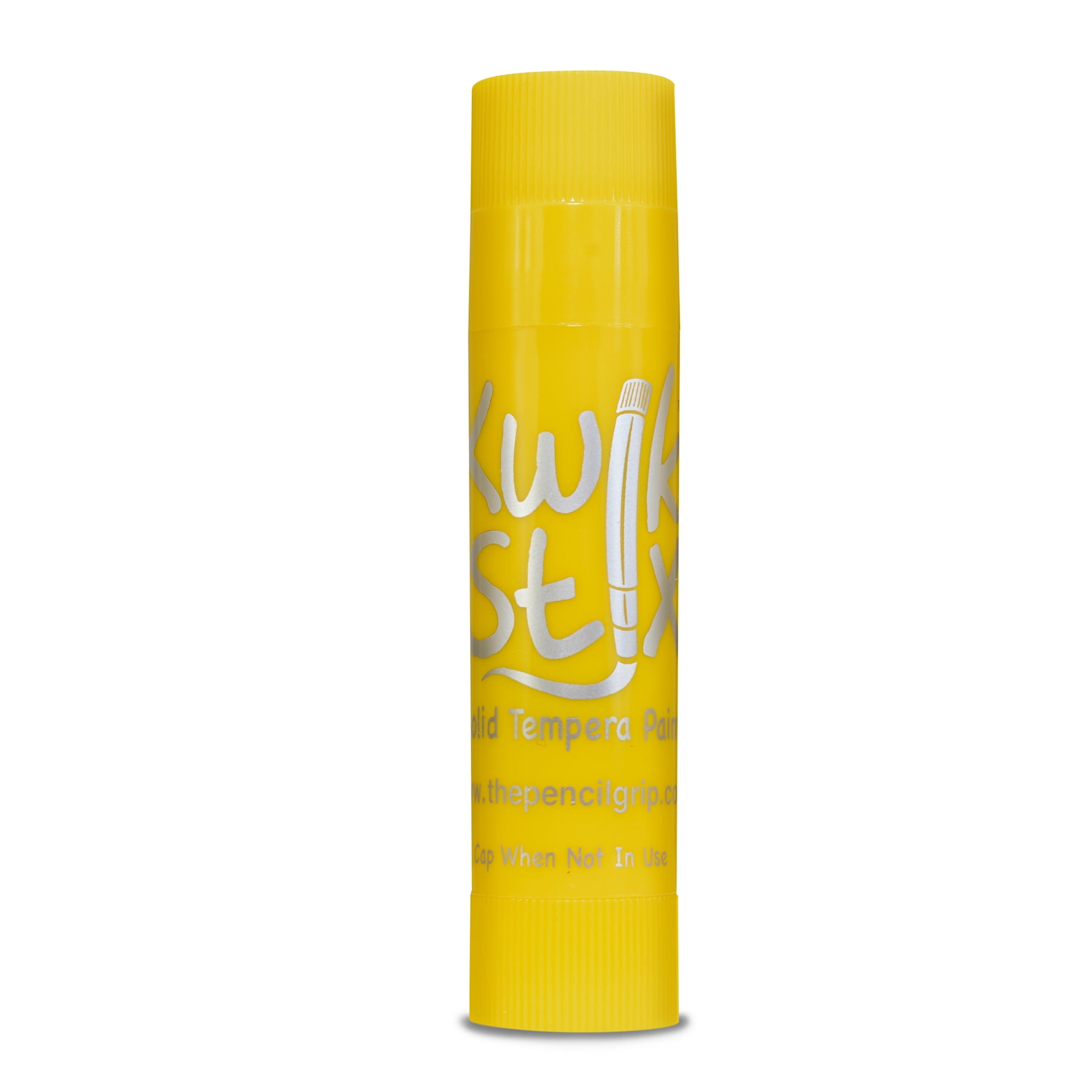 Kwik Stix Tempera Paint Sticks, Single Color Pack, Yellow, 12 per Pack, 2 Packs