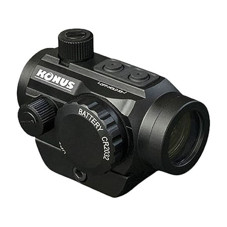 Konus Nuclear Mini Red Dot Sight with Dual Riser Mount Matte