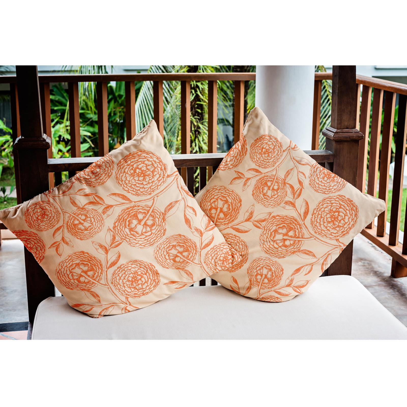20" x 20" Simply Daisy Antique Flowers Indoor/Outdoor Throw Pillow