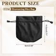thumbnail image 2 of Uxcell 3Pcs Velvet Drawstring Bags, 3.5 x 5.7 Inch Dice Storage Small Pouch Gift Wrapping Bag for Wedding Party Favors, Candy Packaging, Jewelry Crystal DIY Craft, Black, 2 of 6
