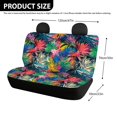 thumbnail image 3 of CHAQLIN Tropical Leaves Car Seat Covers with Van Truck, Decorative Washable Car Back Seat Covers(2 Piece), 3 of 6