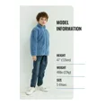 thumbnail image 5 of BANGSAUR Coral Fleece Jacket Long Sleeve Full Zip Sherpa Fleece Jacket For Kids 3-12Years, 5 of 7