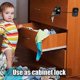 thumbnail image 3 of Refrigerator Lock With Keys Fridge Cabinet Child Safety Childproof For Kids Window Door Drawer, 3 of 3