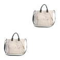 thumbnail image 4 of Bolso de mensajero de lona Blanco crema Minnieouse 2Conjunto, 4 of 6