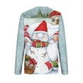thumbnail image 5 of Cadeaux de Noël Femmes Manches Longues Décontracté Impression de Noël Col Rond Chandail Tunique Chandails en Molleton pour Adolescentes en Liquidation, 5 of 5