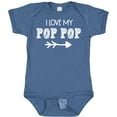 thumbnail image 3 of Inktastic I Love My Pop Pop with Arrow Boys or Girls Baby Bodysuit, 3 of 5