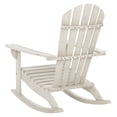 thumbnail image 6 of SAFAVIEH Outdoor Collection Brizio Adirondack Rocking Chair White, 6 of 9