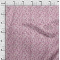 thumbnail image 3 of oneOone Cotton Poplin Fuschia Pink Fabric Floral Craft Projects Decor Fabric Printed By The Yard 42 Inch Wide, 3 of 4