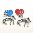 thumbnail image 4 of U8MO Lot 5/20/40pc Horse Antique Silver Charms Pendants for Jewelry Making 25*22mm-20pcs, 4 of 6