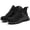 Black, variant on Steel Toe Men Lightweight Water Resistance Work Safety Sneakers Industrial Construction Footwear Breathable Air Cushion Safety Working Shoes Fashion Black