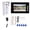 Silver, variant on Rupoun Advanced Wired Video Doorbell Intercom System 7 Inch Color Screen Smart Home Entry Door Phone Kit with HD Camera for Villa Apartment Hotels - Black Silver EU Plug Variant