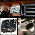 thumbnail image 2 of For 05-07 Ford F250 F-250 Super Duty Sonar LED Halo Projector Headlights YD-PRO-FS05-HL-C, 2 of 2