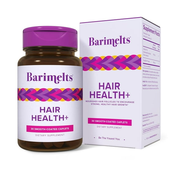 Barimelts Hair Health  Bariatric Hair Growth Supplement with AnaGain Nu and Keratin, 30 caplets