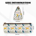 thumbnail image 4 of Xecao Childish Dinosaur Print Leather Pencil Case -Stationery Bag Pen Holder for Work & Office, 4 of 5